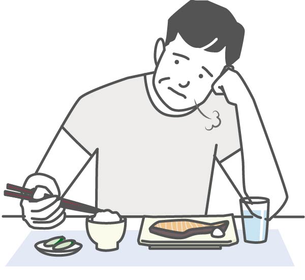 食べられないときの体の変化
